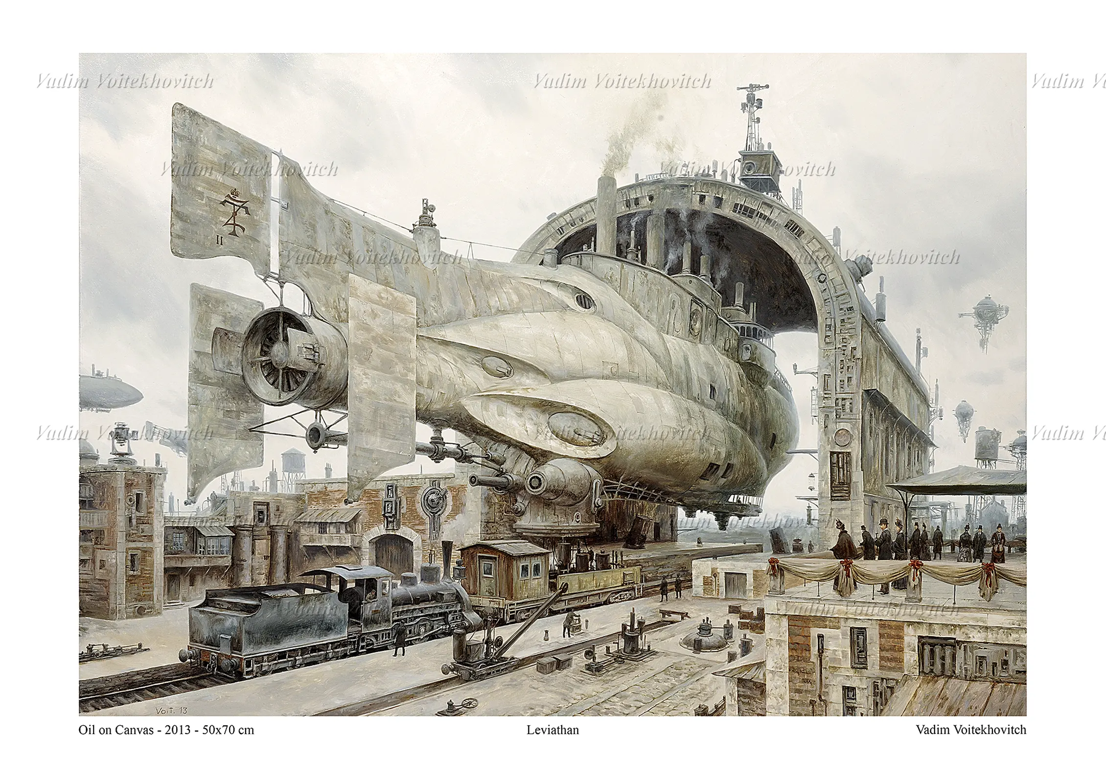Steampunk Poster Leviathan by Vadim Voitekhovitch